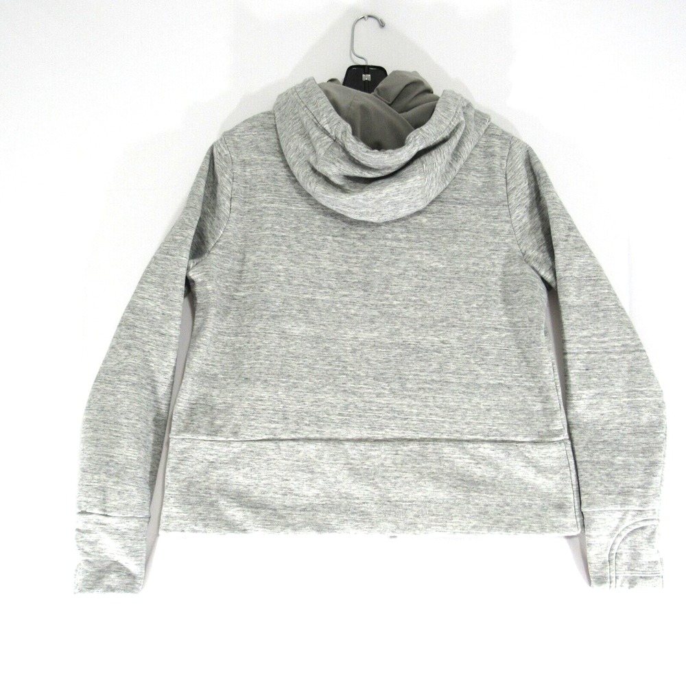 Athleta Women's‎ Jacket Medium Victory Primaloft Full Zip Hoodie Gray - Picture 11 of 16
